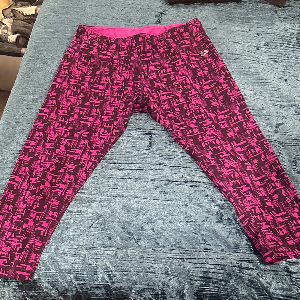 Purple Patterned leggings
